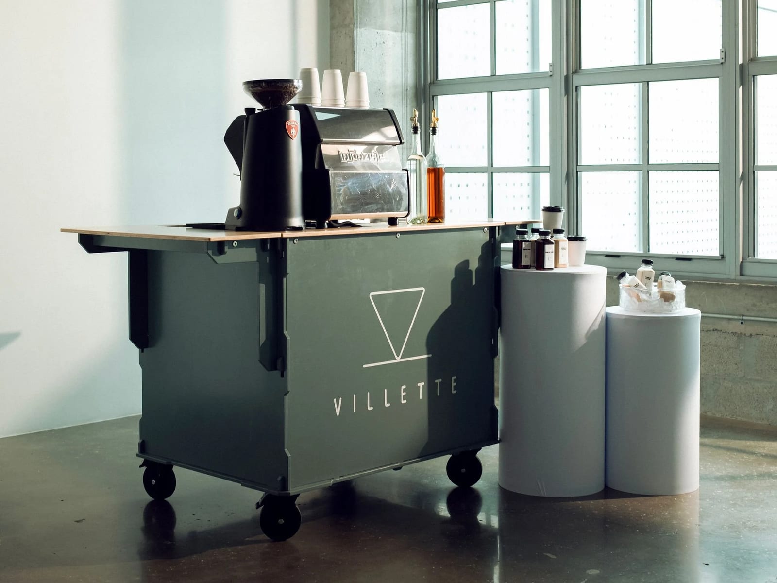 Villette Coffee Cart at an event