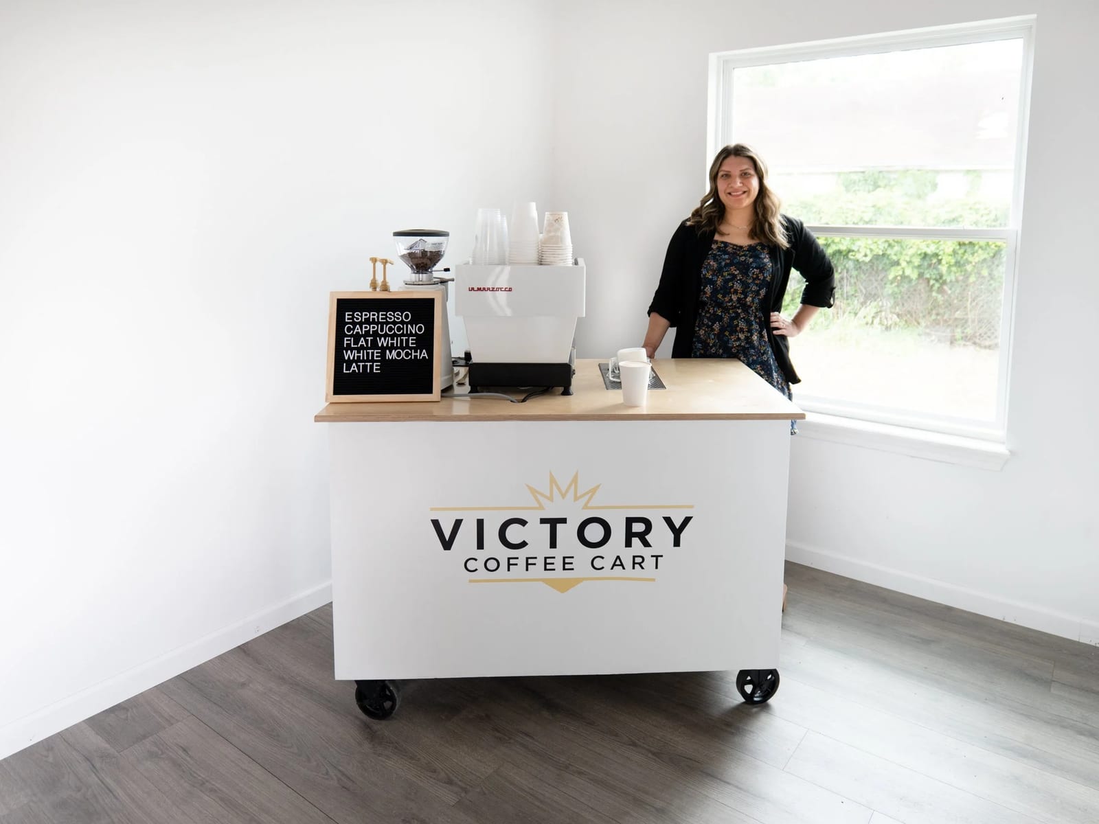 Victory Coffee Cart at an event