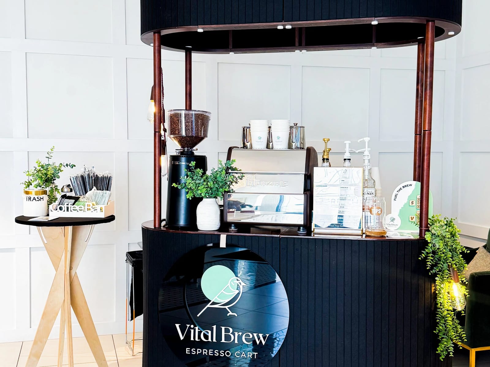 Vital Brew Coffee Cart at an event