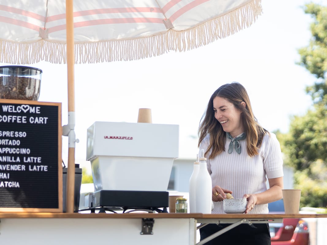 Welcome Coffee Co at an event