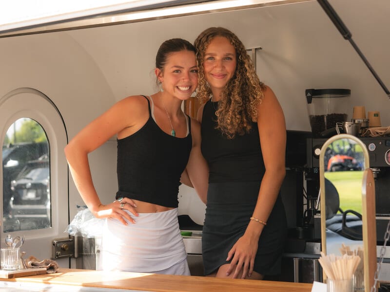With Honey at an event