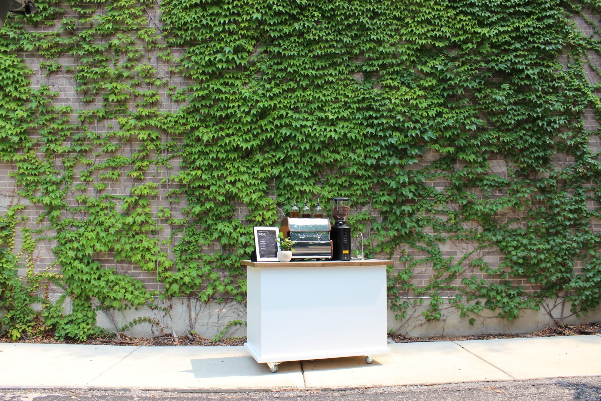 Wooden Cow Coffee at an event